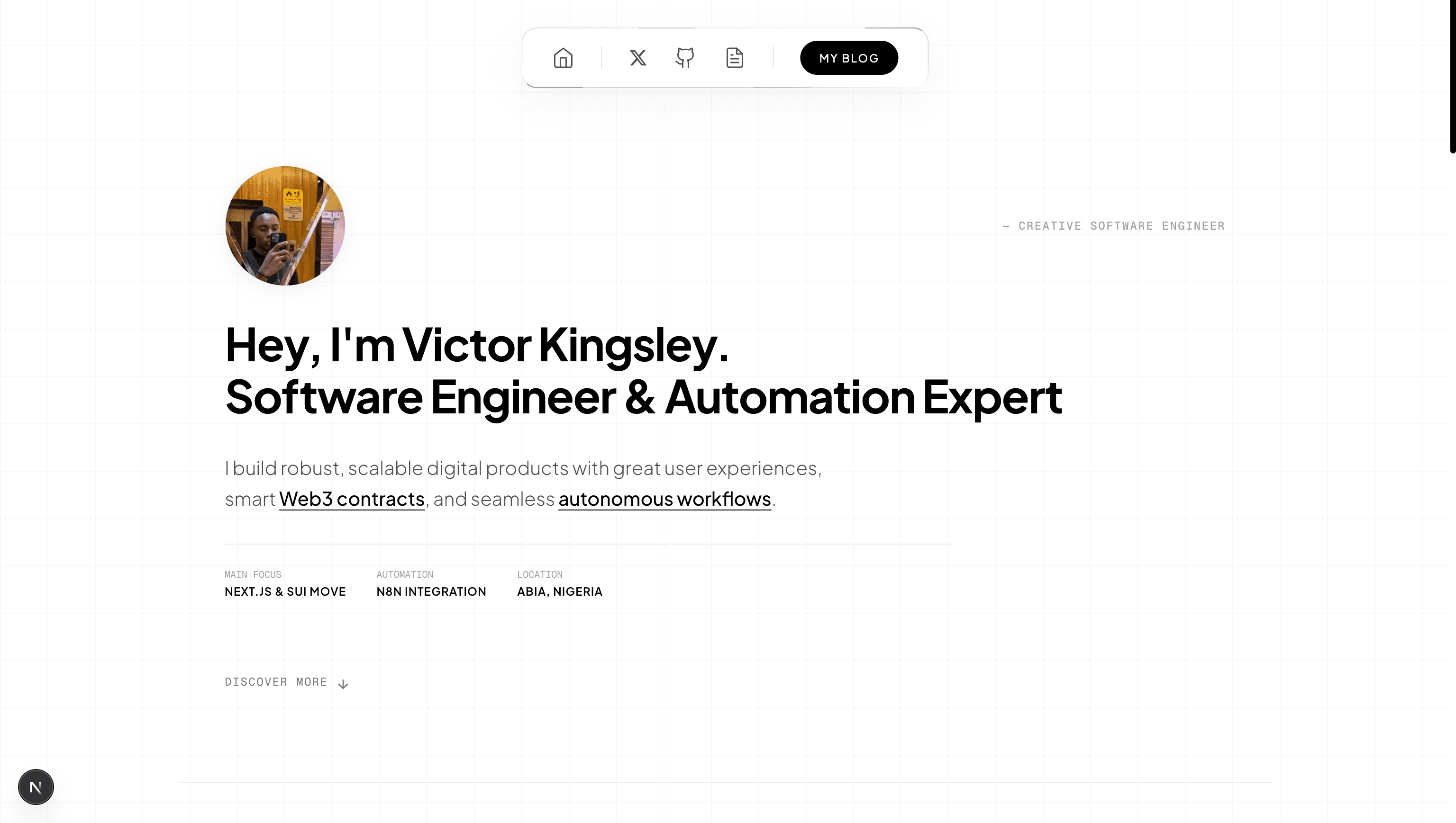 Victor Kingsley (Codewithvick) - Froch Gadgets electronics store landing page mockup.